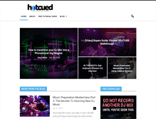 Tablet Screenshot of hotcued.com